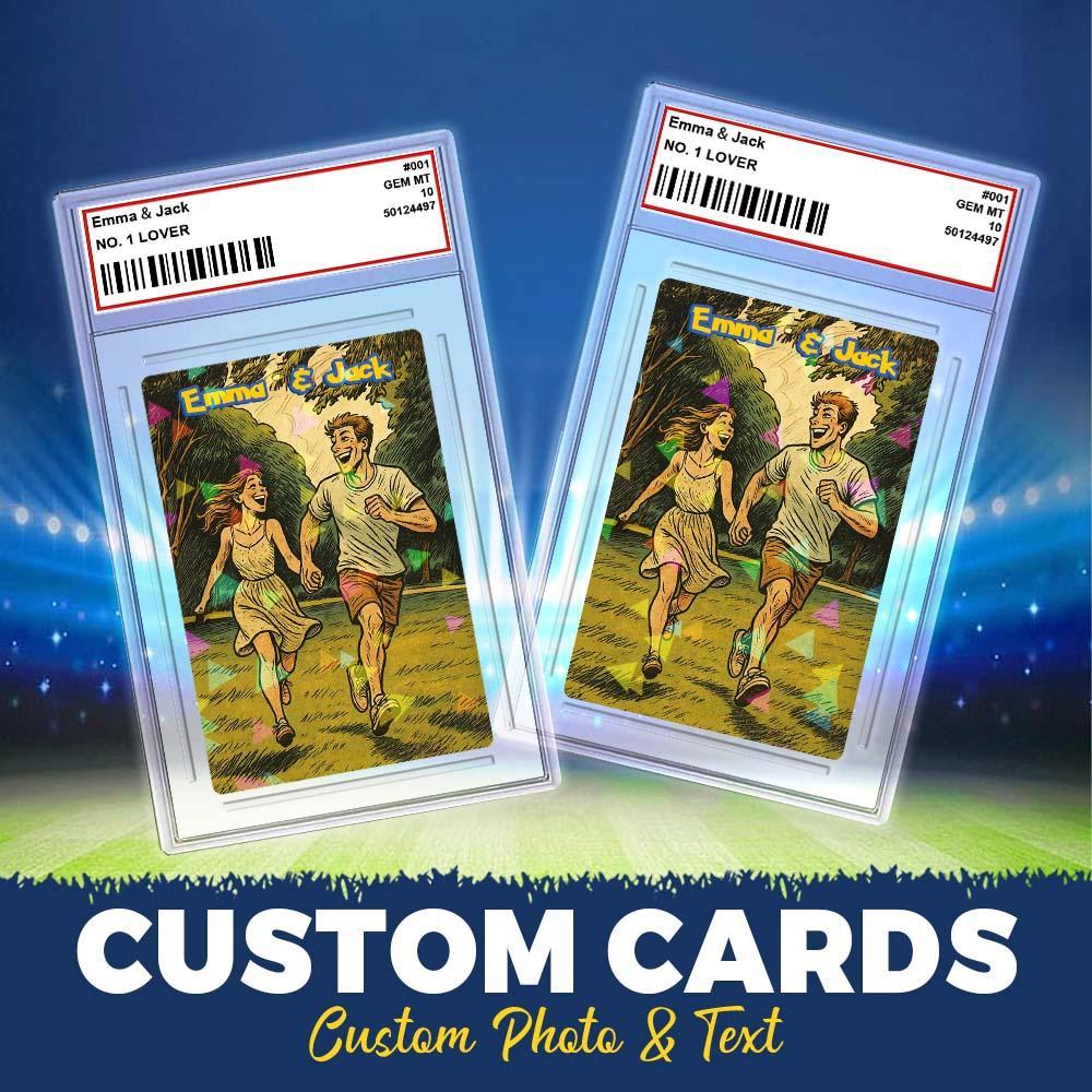 Personalized Card Anniversary Present Turn Your Photo into a Unique Collectible - photomoonlampau