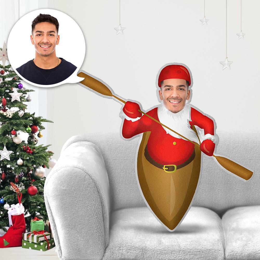 My Face Pillow Custom Pillow Face Body Pillow Personalised Photo Pillow Gift Kayak Santa Claus Kris Kringle Throw Pillow MiniMe Pillow - photomoonlampau