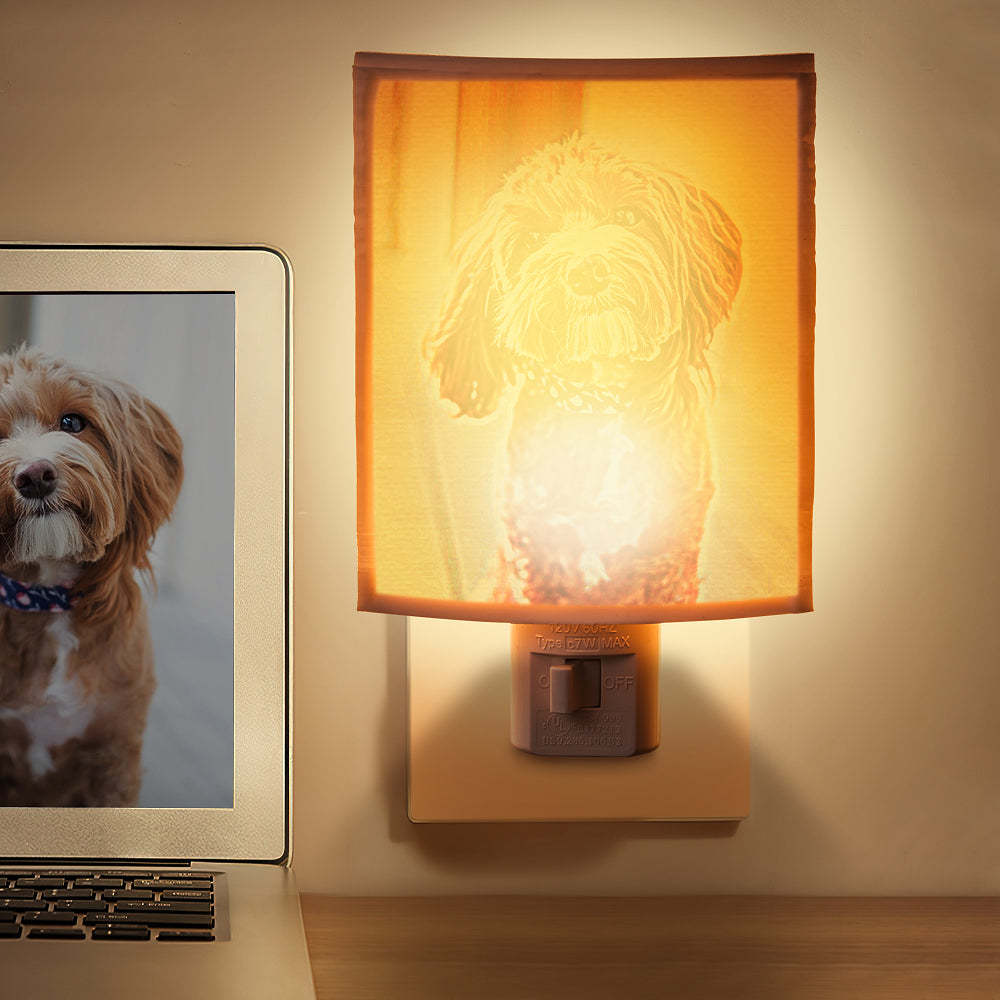 Personalised 3D Printed Lithophane Night Light Lithophane Lamp ForBedrooms Nurseries or Kid's Rooms