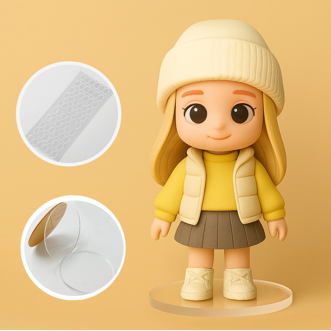 Acrylic base + Double-sided tape - photomoonlampau