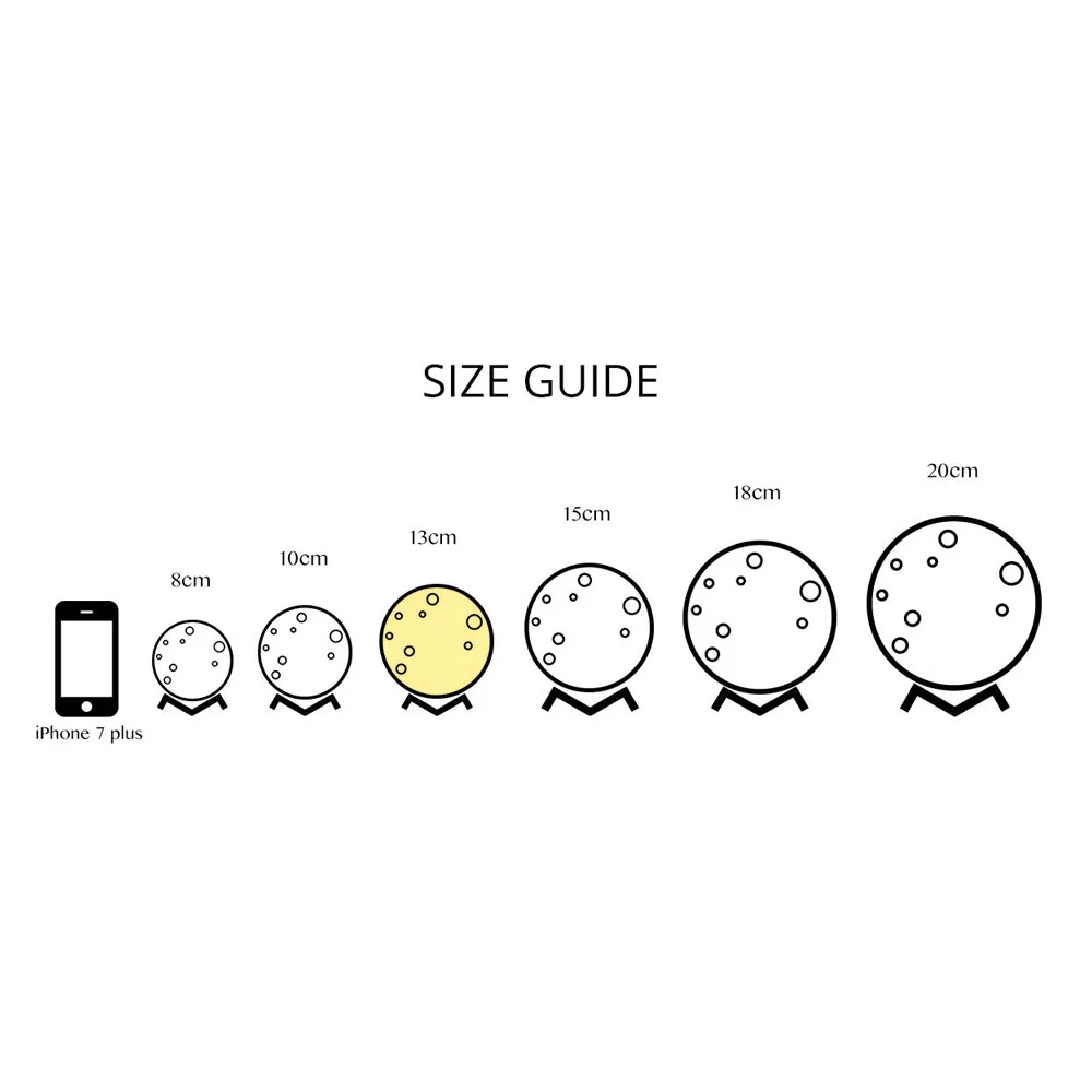 Moon Lamp 3D Printing Photo&Engraved Moon Lamp -Touch 3 Colors - photomoonlampau