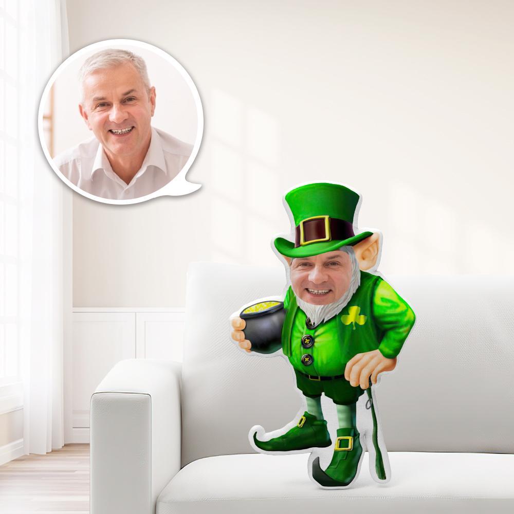 Personalised Minime Christmas Elf With A Cane Throw Pillow Unique Custom Minime  Throw Pillow Give Your Child The Most Meaningful Gift - photomoonlampau