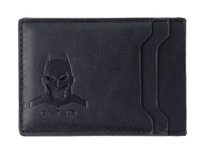 Bat ID Wallet The Ultimate Superhero-Inspired Leather Wallet for Men Father Day Gift - photomoonlampau