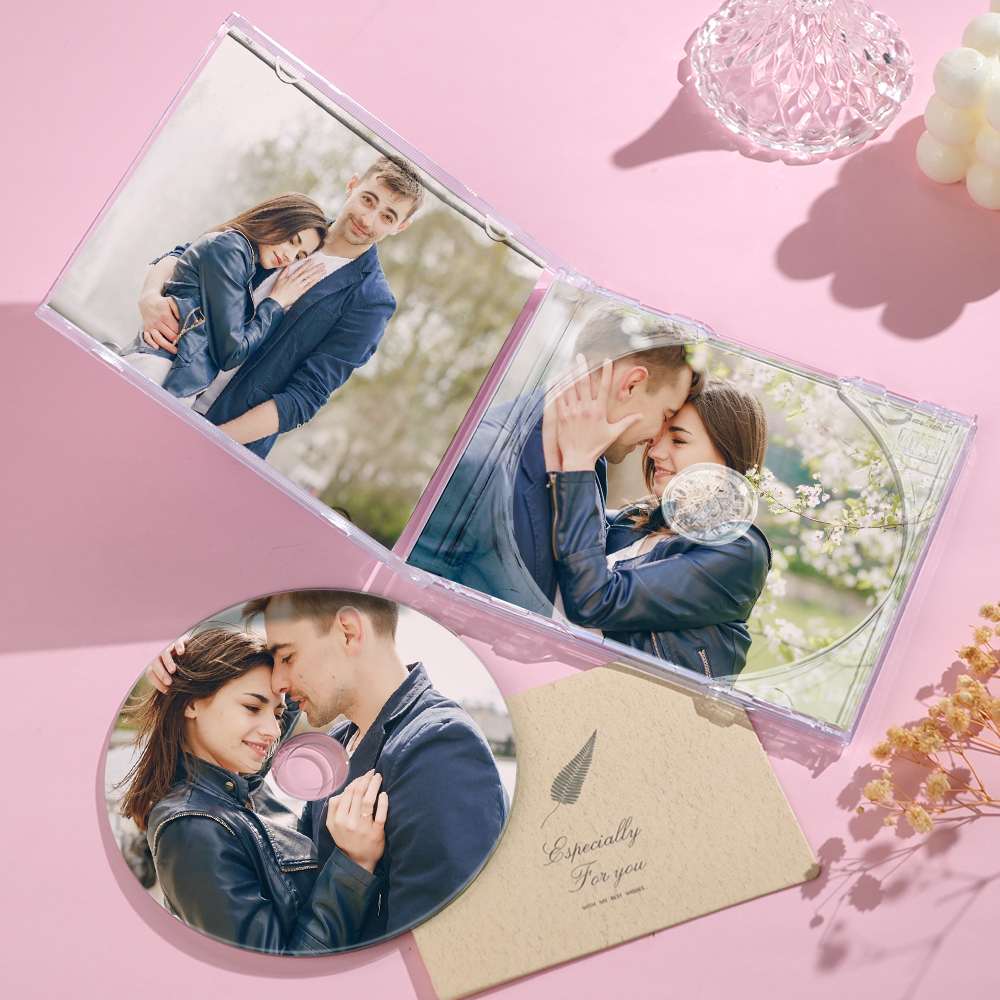 Custom CD & Jewel Case 5-20 Songs| Valentines, Anniversary Wedding Gift PrintYourDisc Custom CD Mixtape | Personalized Custom CD Album - photomoonlampau