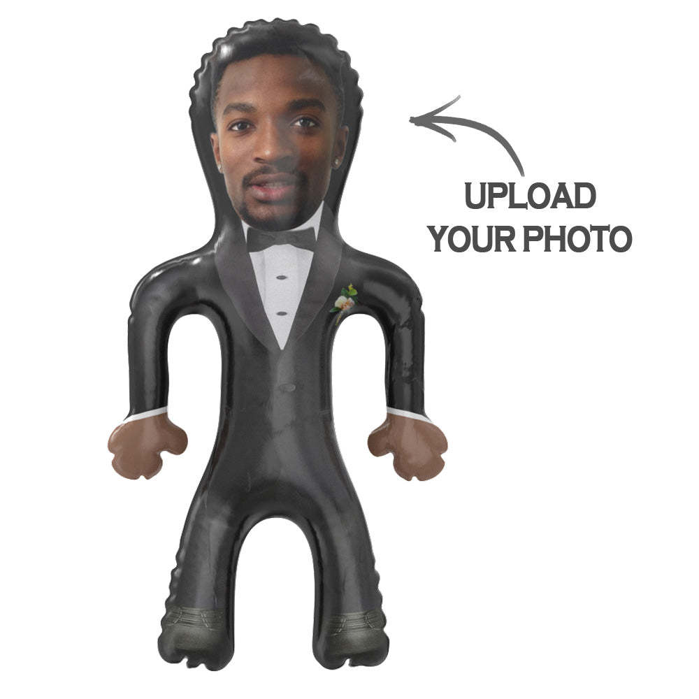 Personalized Groom Blow Up Dolls Unique Wedding Gifts Bachelorette Party Decor - photomoonlampau