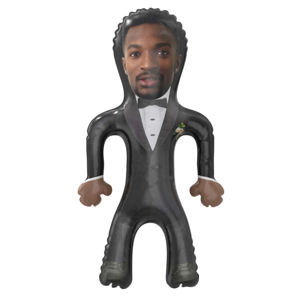 Personalized Groom Blow Up Dolls Unique Wedding Gifts Bachelorette Party Decor - photomoonlampau