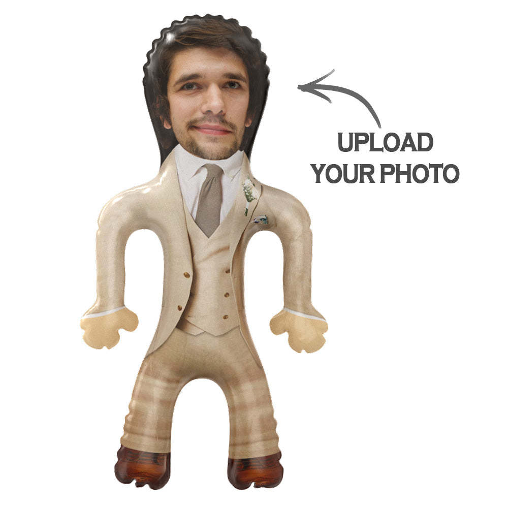 Personalized Groom Blow Up Dolls Inflatable Doll for Funny Wedding Gifts - photomoonlampau