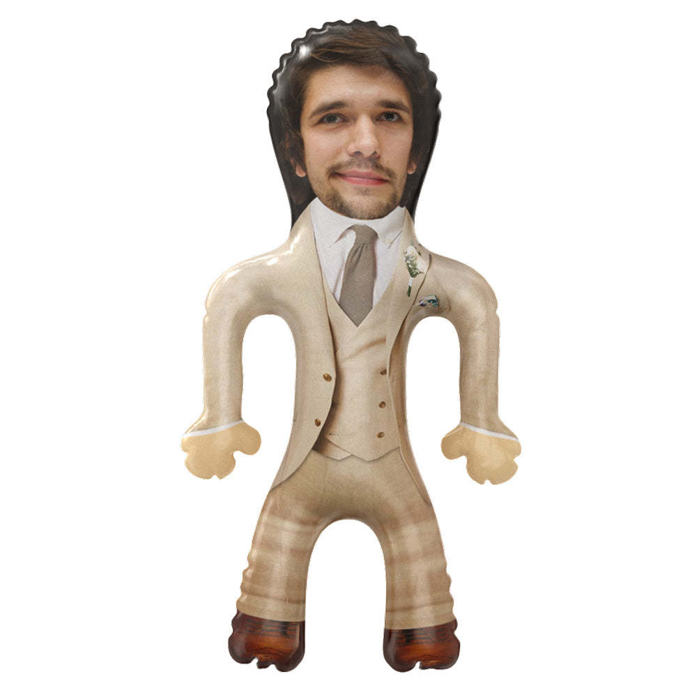Personalized Groom Blow Up Dolls Inflatable Doll for Funny Wedding Gifts - photomoonlampau