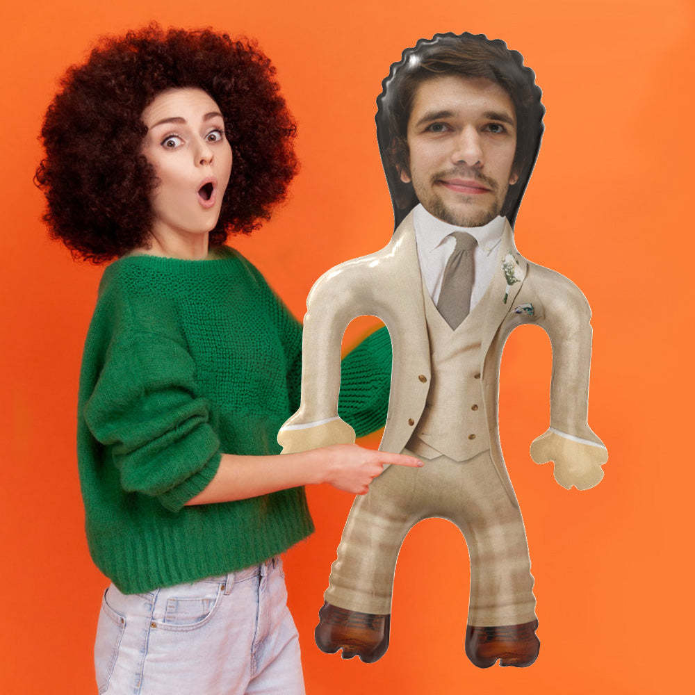 Personalized Groom Blow Up Dolls Inflatable Doll for Funny Wedding Gifts - photomoonlampau