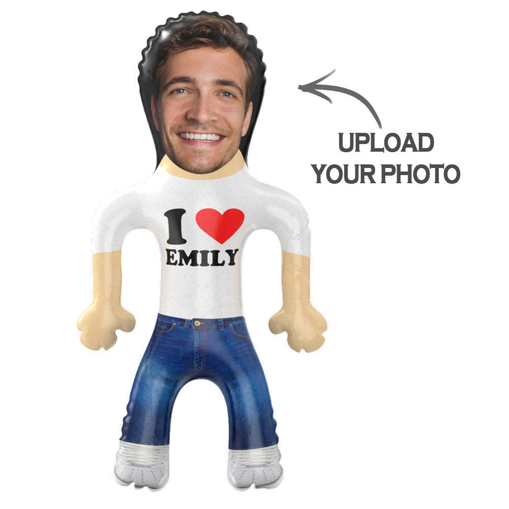 Personalized I Heart You Blow Up Dolls Custom Funny Inflatable Doll Gift for Her - photomoonlampau