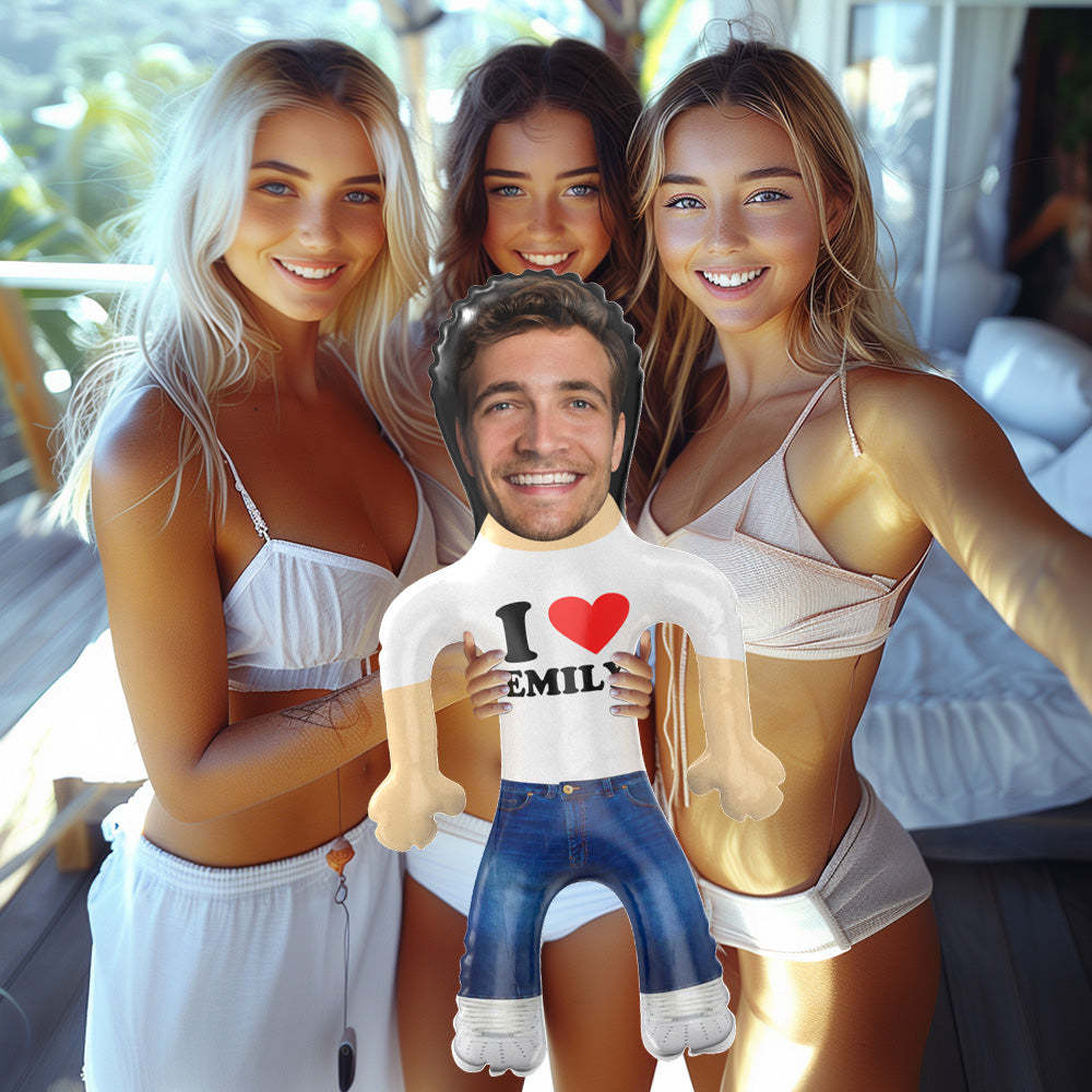 Personalized I Heart You Blow Up Dolls Custom Funny Inflatable Doll Gift for Her - photomoonlampau