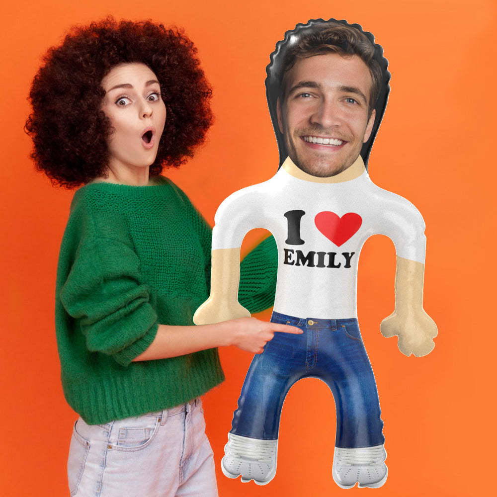 Personalized I Heart You Blow Up Dolls Custom Funny Inflatable Doll Gift for Her - photomoonlampau