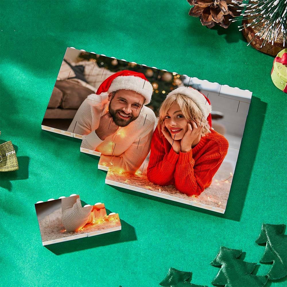 Spotify Code Personalised Building Brick Photo Block Frame - photomoonlampau