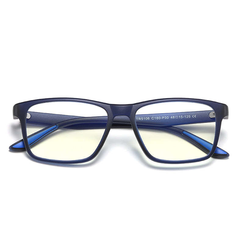 Cherub - (Age 7-12)Children Blue Light Blocking Computer Reading Gaming Glasses - Matte Transparent Dark Blue - photomoonlampau