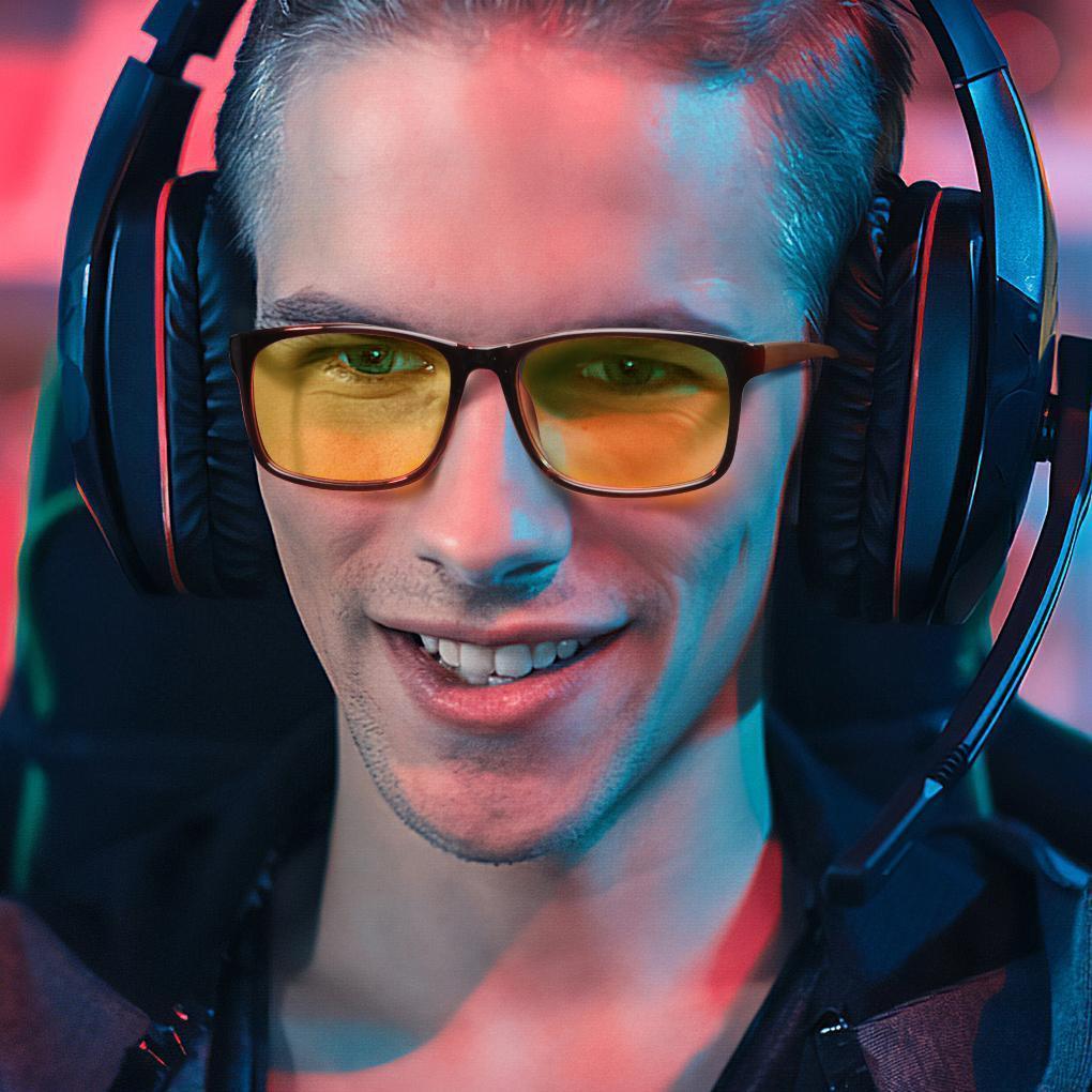 Blizzard - Adults Professional Gaming Glasses Blue Light Blocking Glasses For Man - photomoonlampau