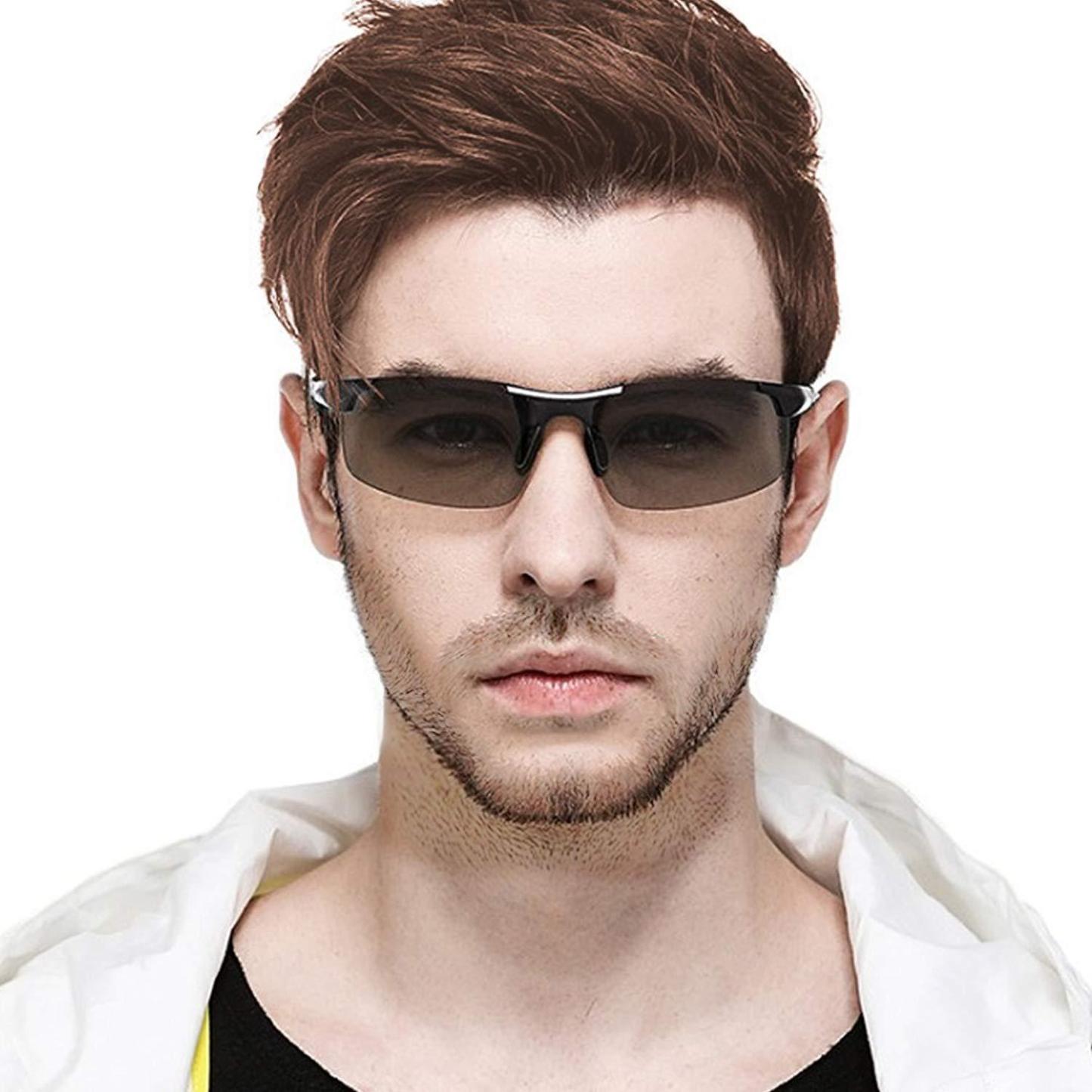 Sunny - UV400 Protective Polarized Driver Sunglasses - Gun/Grey - photomoonlampau