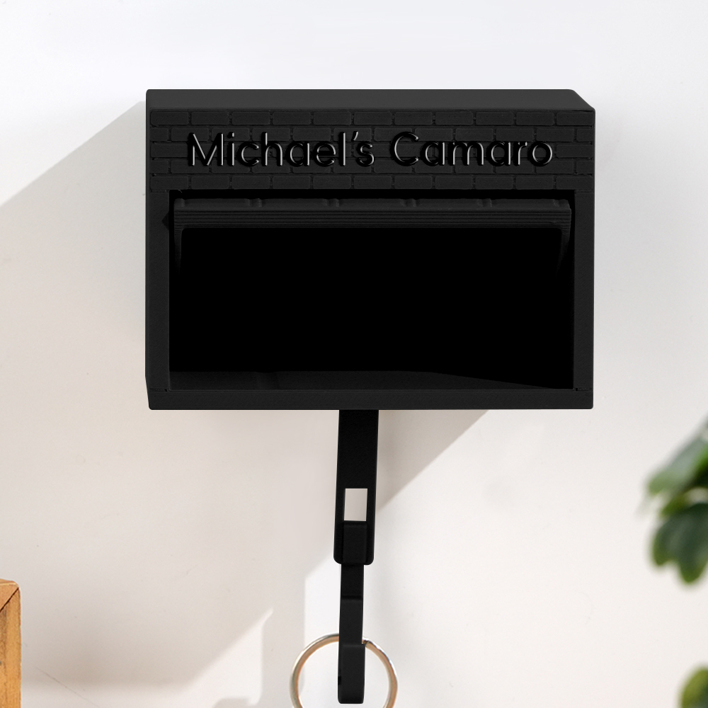 Mini Garage Key Holder for 1:64 Scale Cars Wall Mount Display Gift for Car Lovers - photomoonlampau