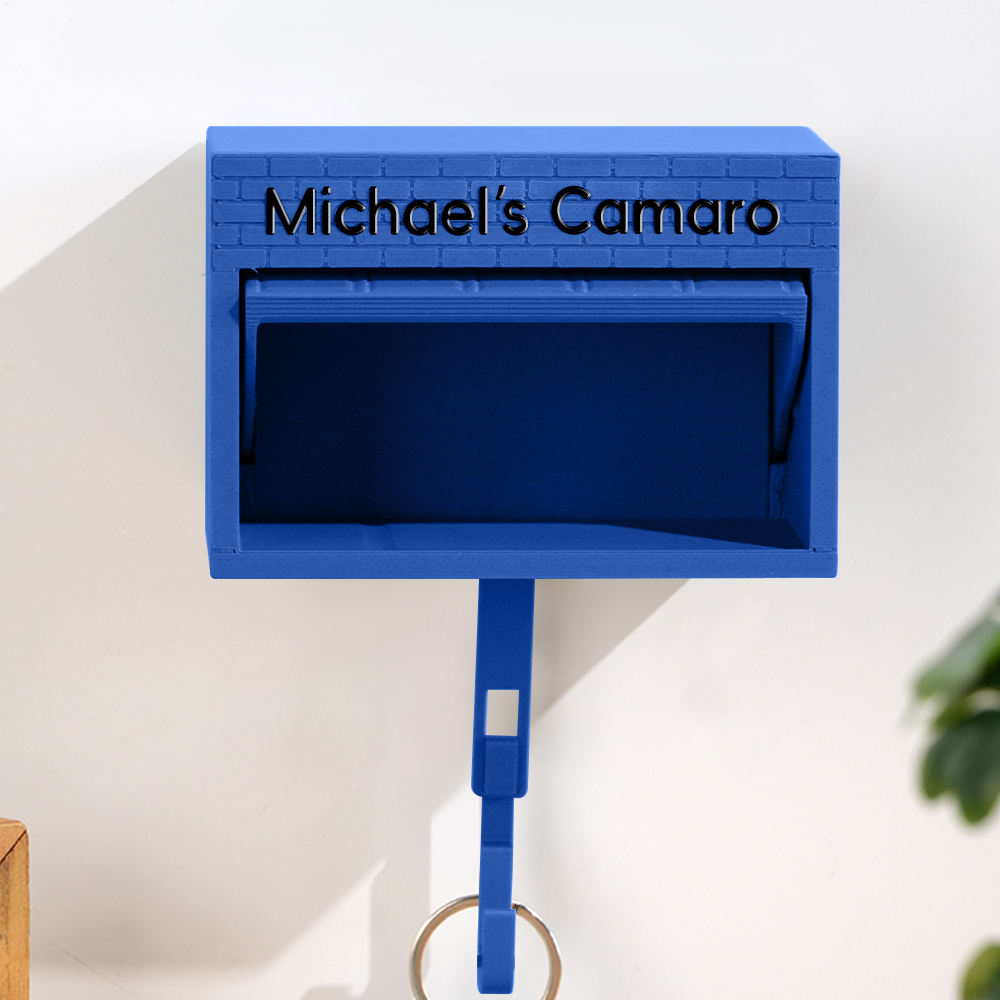 Mini Garage Key Holder for 1:64 Scale Cars Wall Mount Display Gift for Car Lovers - photomoonlampau