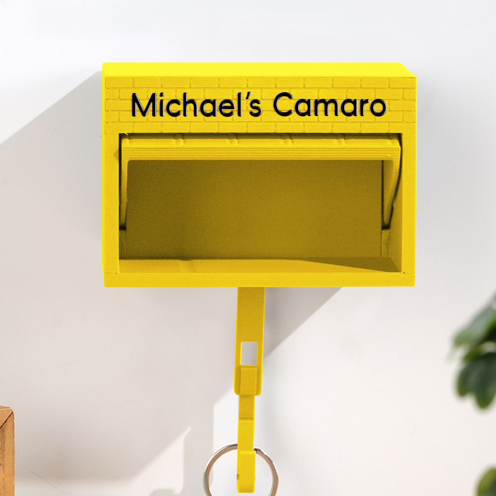 Mini Garage Key Holder for 1:64 Scale Cars Wall Mount Display Gift for Car Lovers - photomoonlampau