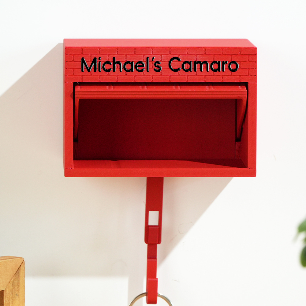 Mini Garage Key Holder for 1:64 Scale Cars Wall Mount Display Gift for Car Lovers - photomoonlampau