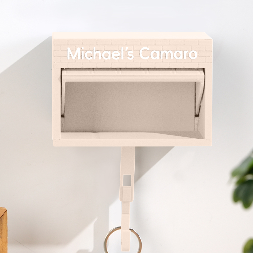 Mini Garage Key Holder for 1:64 Scale Cars Wall Mount Display Gift for Car Lovers - photomoonlampau