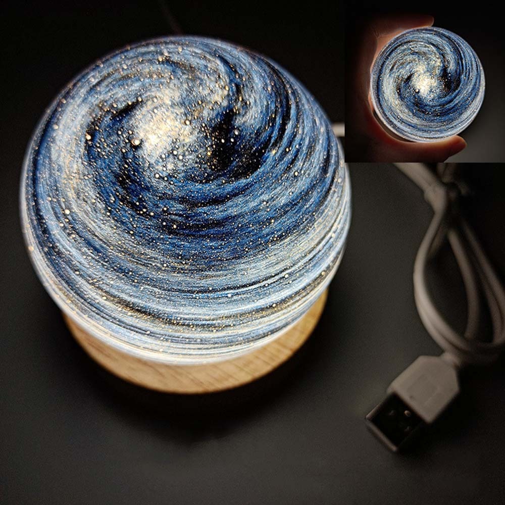 Planet Lamp Fantasy Rainbow Planet Table Lampshade Creative Romantic Sunset Couple Morning and Evening Night - photomoonlampau