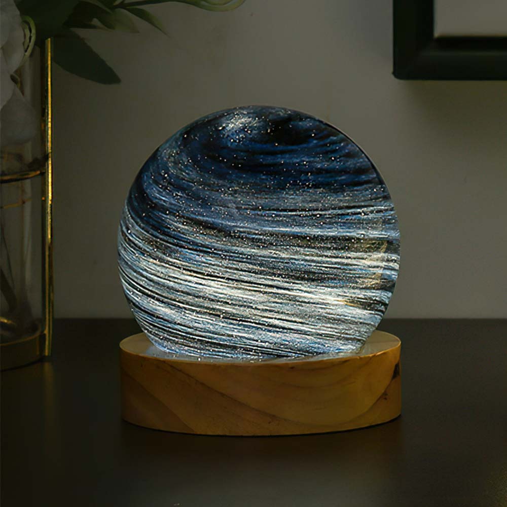 Planet Lamp Fantasy Rainbow Planet Table Lampshade Creative Romantic Sunset Couple Morning and Evening Night - photomoonlampau