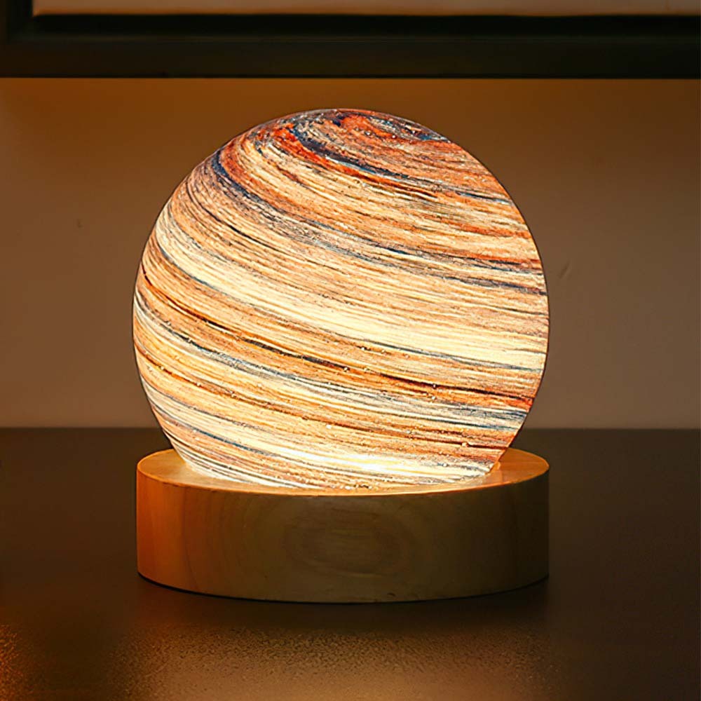 Planet Lamp Fantasy Rainbow Planet Table Lampshade Creative Romantic Sunset Couple Morning and Evening Night - photomoonlampau