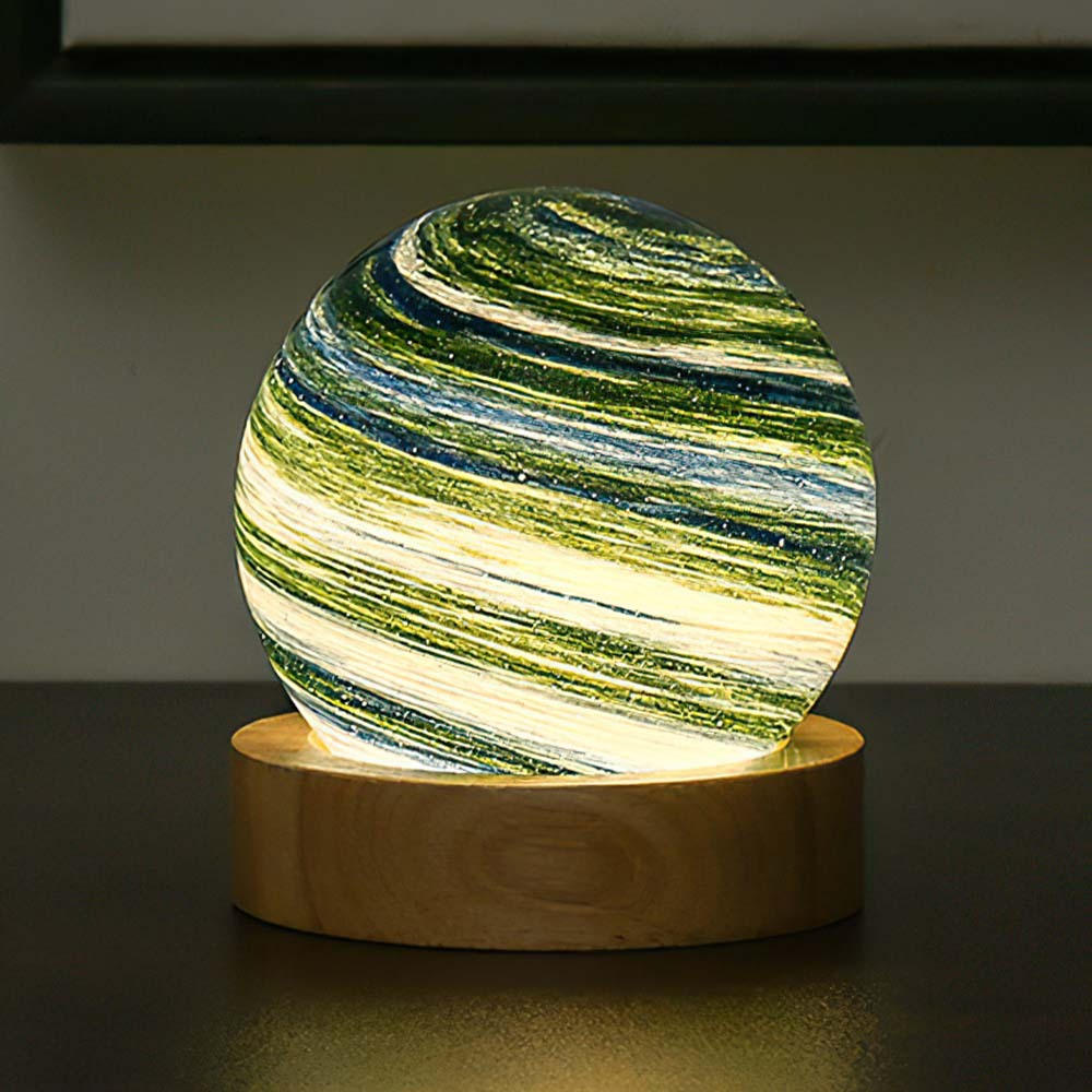 Planet Lamp Fantasy Rainbow Planet Table Lampshade Creative Romantic Sunset Couple Morning and Evening Night - photomoonlampau
