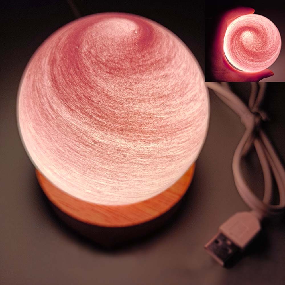 Planet Lamp Fantasy Rainbow Planet Table Lampshade Creative Romantic Sunset Couple Morning and Evening Night - photomoonlampau
