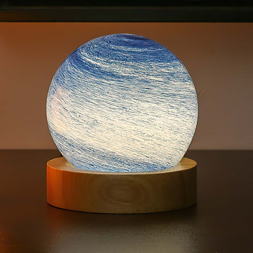 Planet Lamp Fantasy Rainbow Planet Table Lampshade Creative Romantic Sunset Couple Morning and Evening Night - photomoonlampau