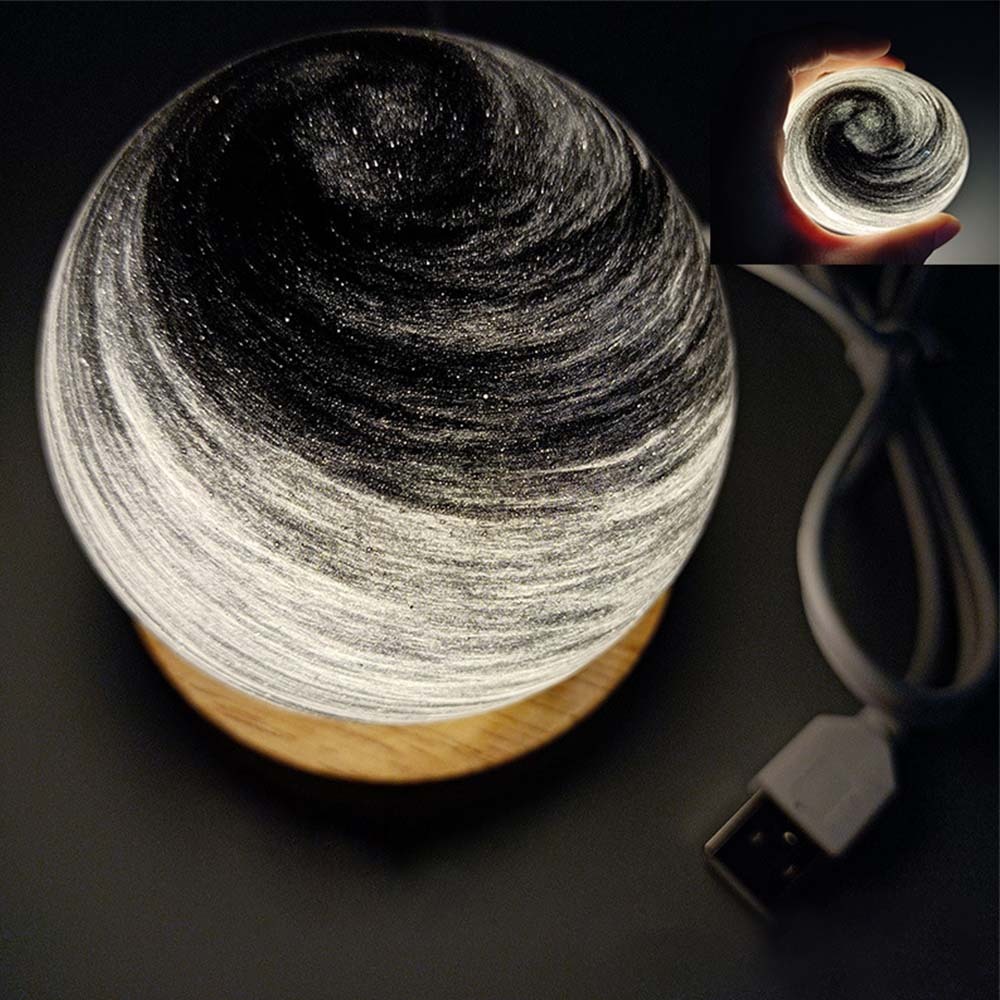Planet Lamp Fantasy Rainbow Planet Table Lampshade Creative Romantic Sunset Couple Morning and Evening Night - photomoonlampau