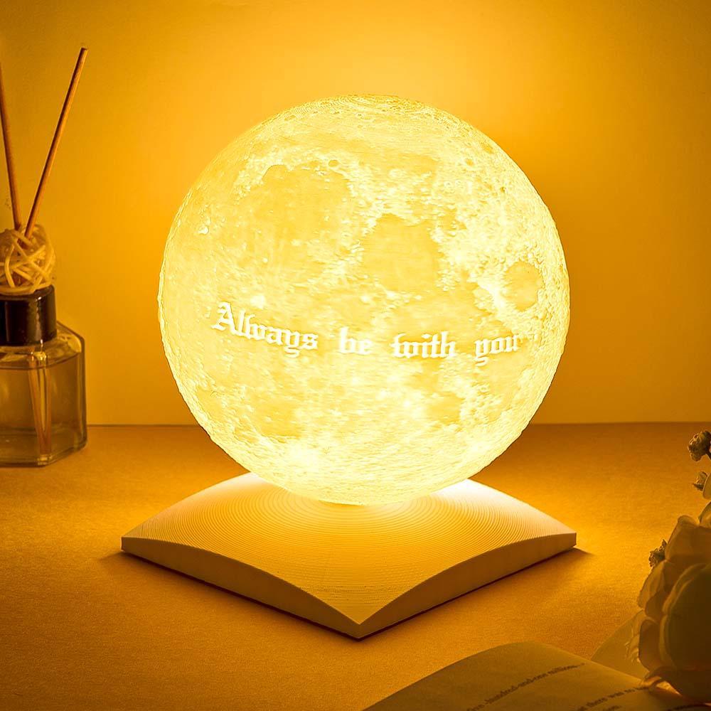 Moon Lamp 3D Printed Rotating Base - photomoonlampau