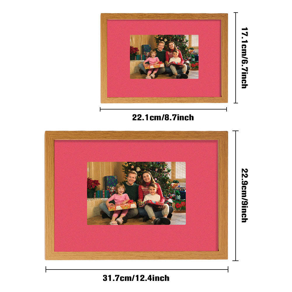 Personalised Merry Christmas Family Picture Lamp Custom Photo Light Christmas Gift - photomoonlampau