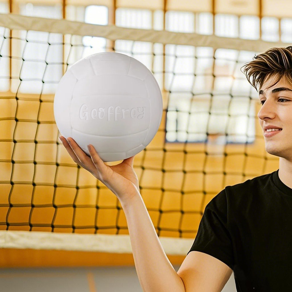 Personalized Name 3D Volleyball Night Light with Remote, Table Light Lamp with Wooden Base, Sports Decor for Room, Gift for Volleyball Lovers/Players - photomoonlampau