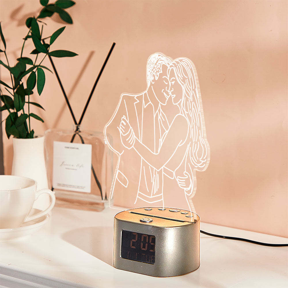 Photo Lamp Personalized 3D LED Lights Multifunctional Night Lights Carved Portrait Home Decoration Best Gift