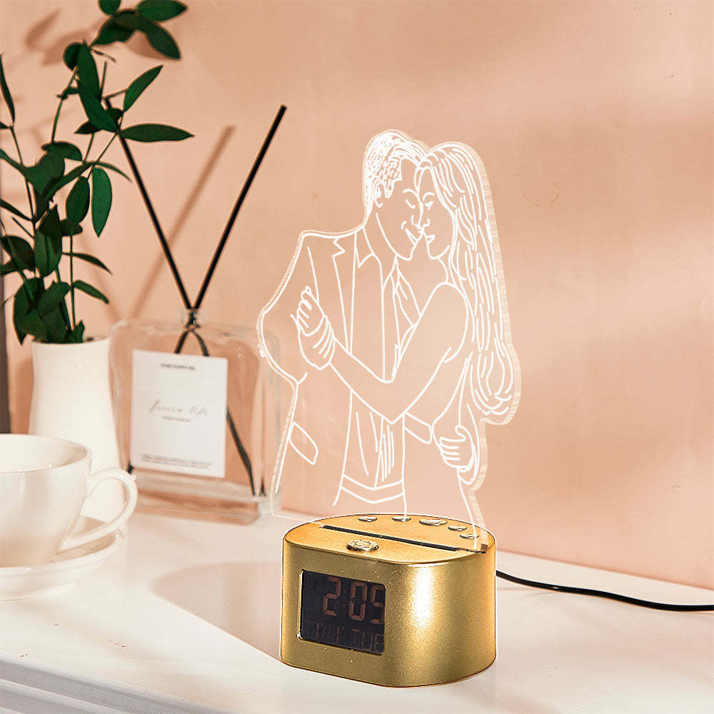 Photo Lamp Personalized 3D LED Lights Multifunctional Night Lights Carved Portrait Home Decoration Best Gift