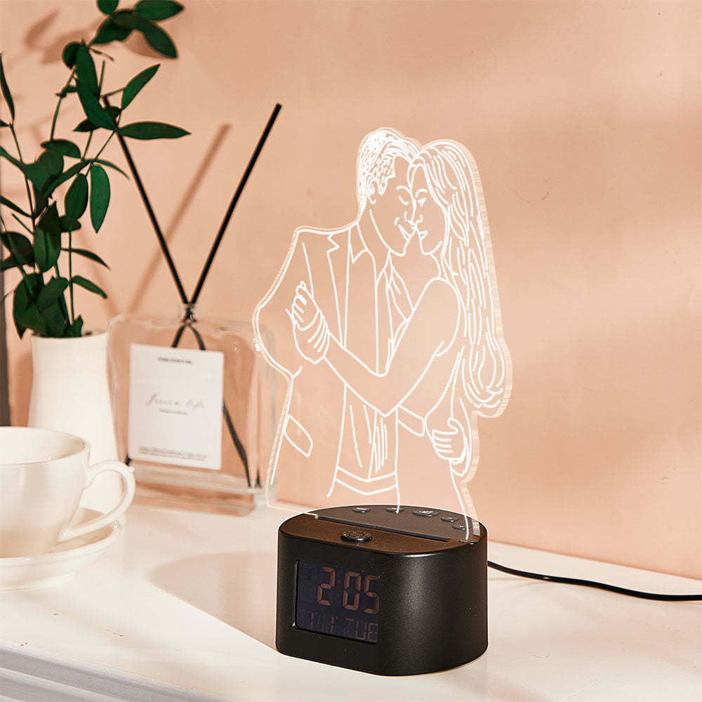 Photo Lamp Personalized 3D LED Lights Multifunctional Night Lights Carved Portrait Home Decoration Best Gift