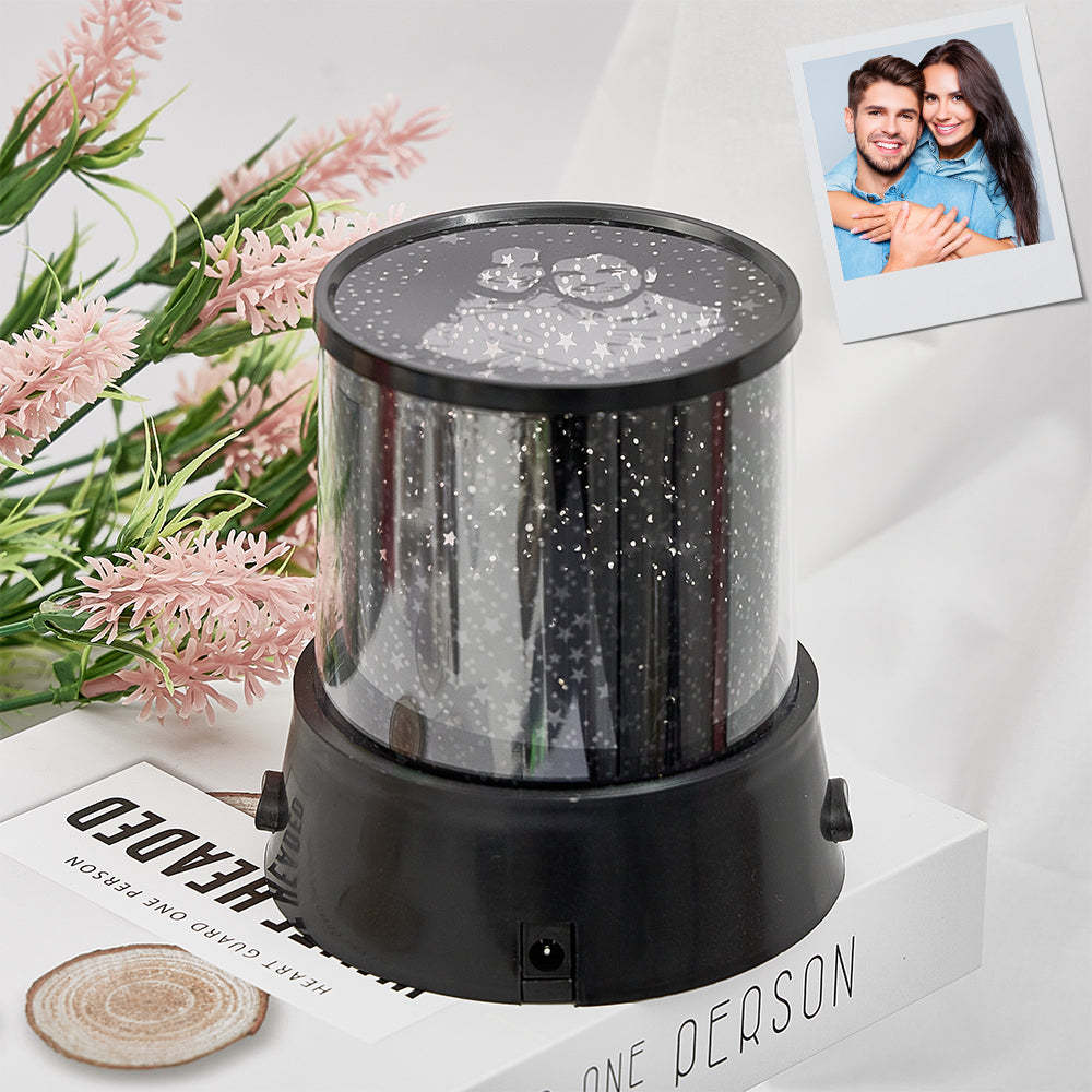 Personalised Photo Night Light Projector Valentine's Day Gift for Lover - photomoonlampau