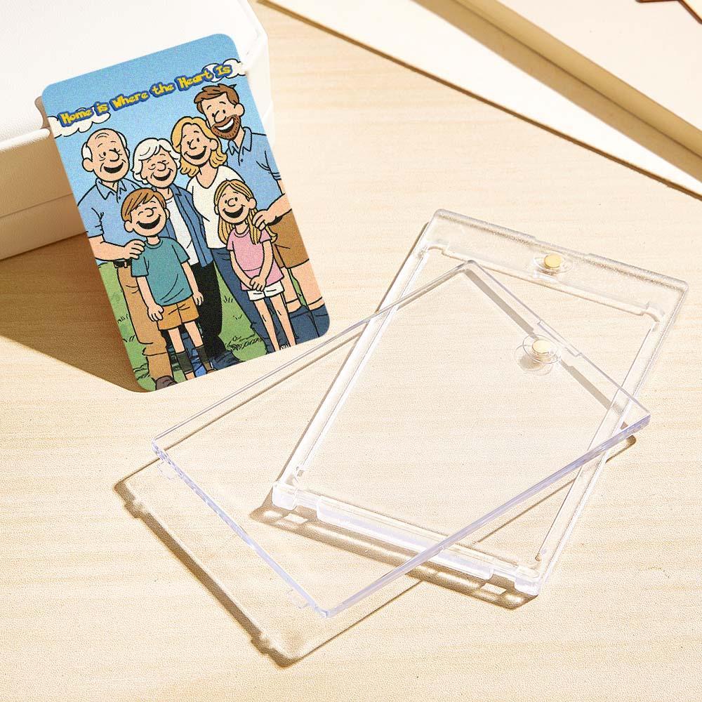 Father's Day Anime Monster Card, Custom Anime Monster Card, Gift For dad, Father's Day Gift, Custom Anime Monster Present - photomoonlampau