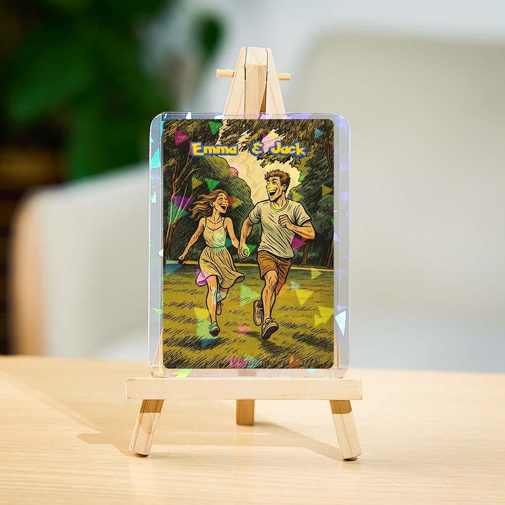 Personalized Card Anniversary Present Turn Your Photo into a Unique Collectible - photomoonlampau