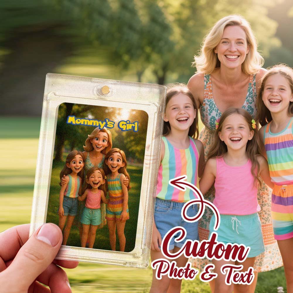 Custom Card Anniversary Gift Present Turn Your Photo into a Unique Collectible - photomoonlampau