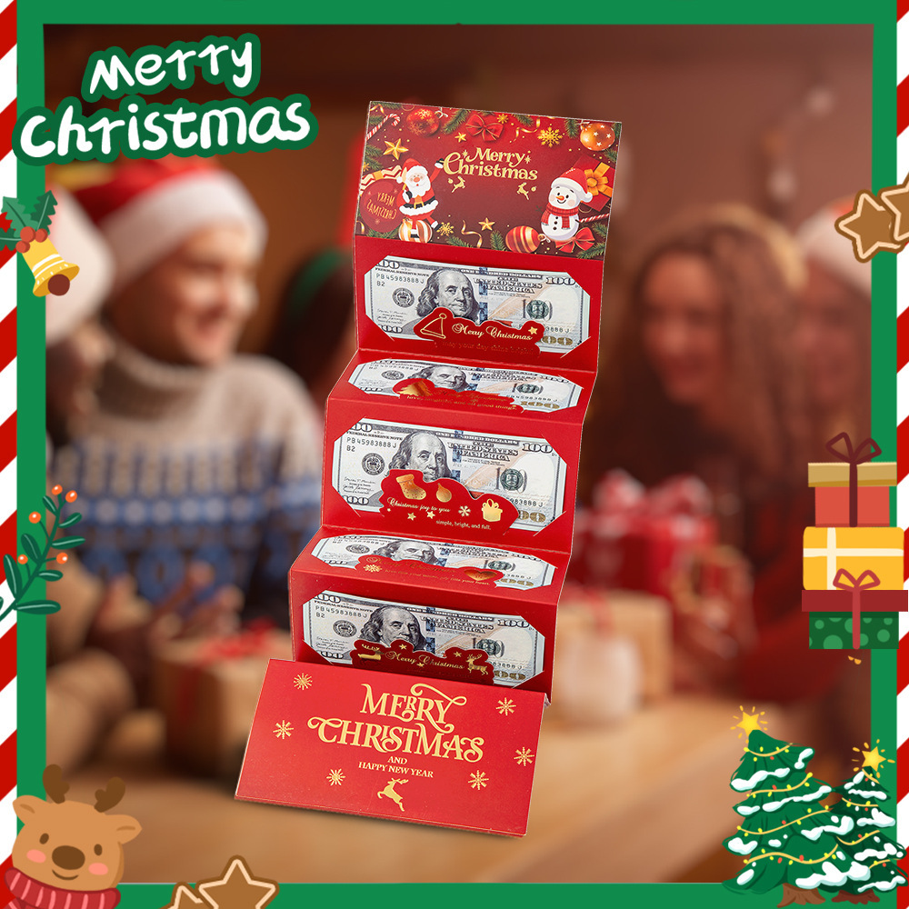 Christmas Money Holders with Envelopes Surprise Cash Gift Cards for Kids, Teens, Mom & DadCreative Christmas Cash Gift - photomoonlampau