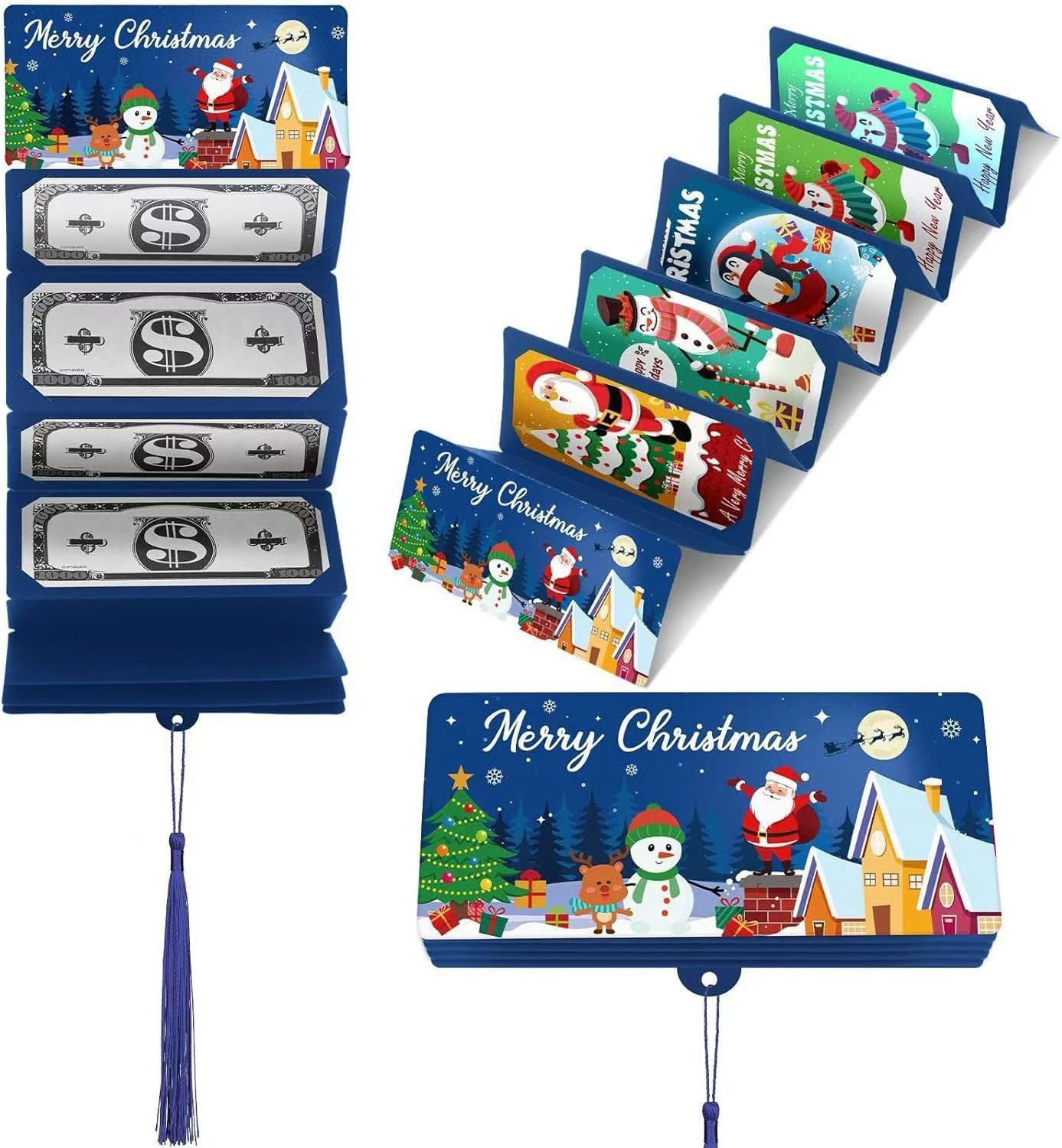Christmas Money Holders with Envelopes Surprise Cash Gift Cards for Kids, Teens, Mom & DadCreative Christmas Cash Gift - photomoonlampau
