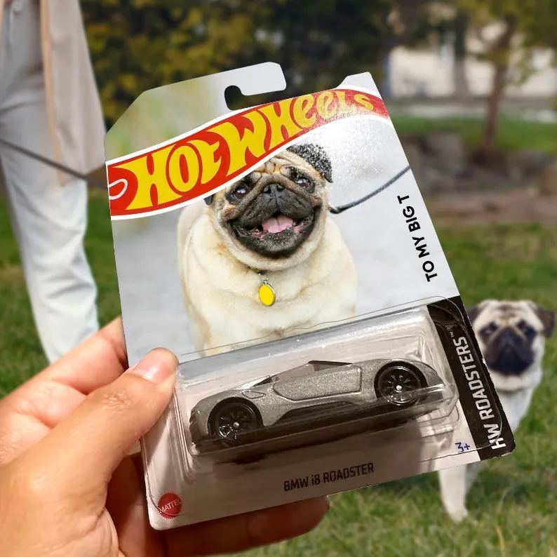 Zoom into Pet Playtime with Toy Car - Personalized Toy Dream Car - Perfect Gifts for Pet Lovers! - photomoonlampau