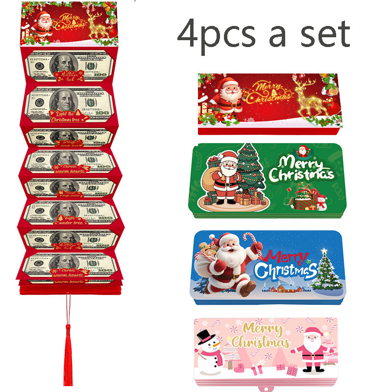 Christmas Money Holders with Envelopes Surprise Cash Gift Cards for Kids, Teens, Mom & DadCreative Christmas Cash Gift - photomoonlampau
