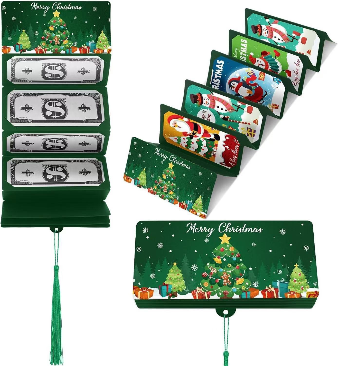 Christmas Money Holders with Envelopes Surprise Cash Gift Cards for Kids, Teens, Mom & DadCreative Christmas Cash Gift - photomoonlampau