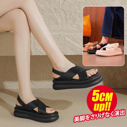 🔥🔥🔥1枚1200円【美しい女性が履くサンダル】一歩一歩が雲の上を歩くような感覚