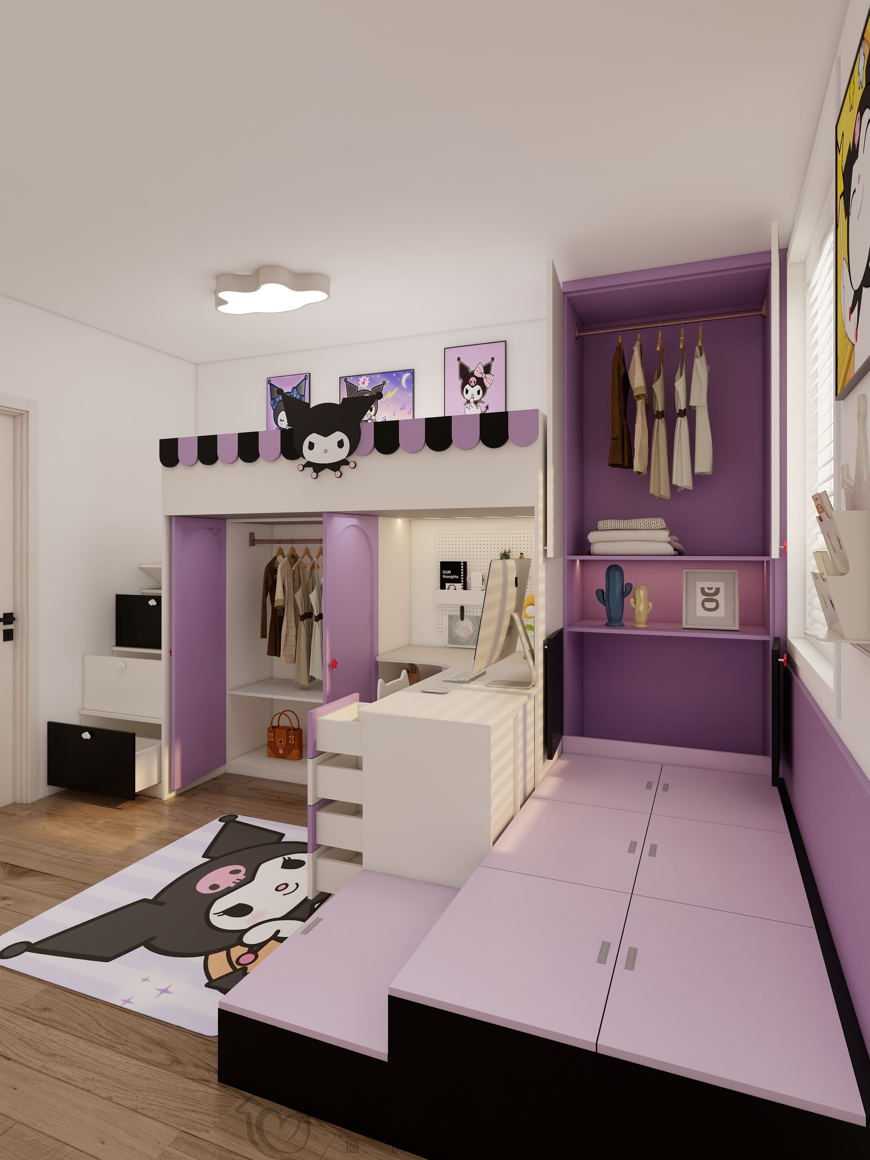 【兒童房35】庫洛米主題