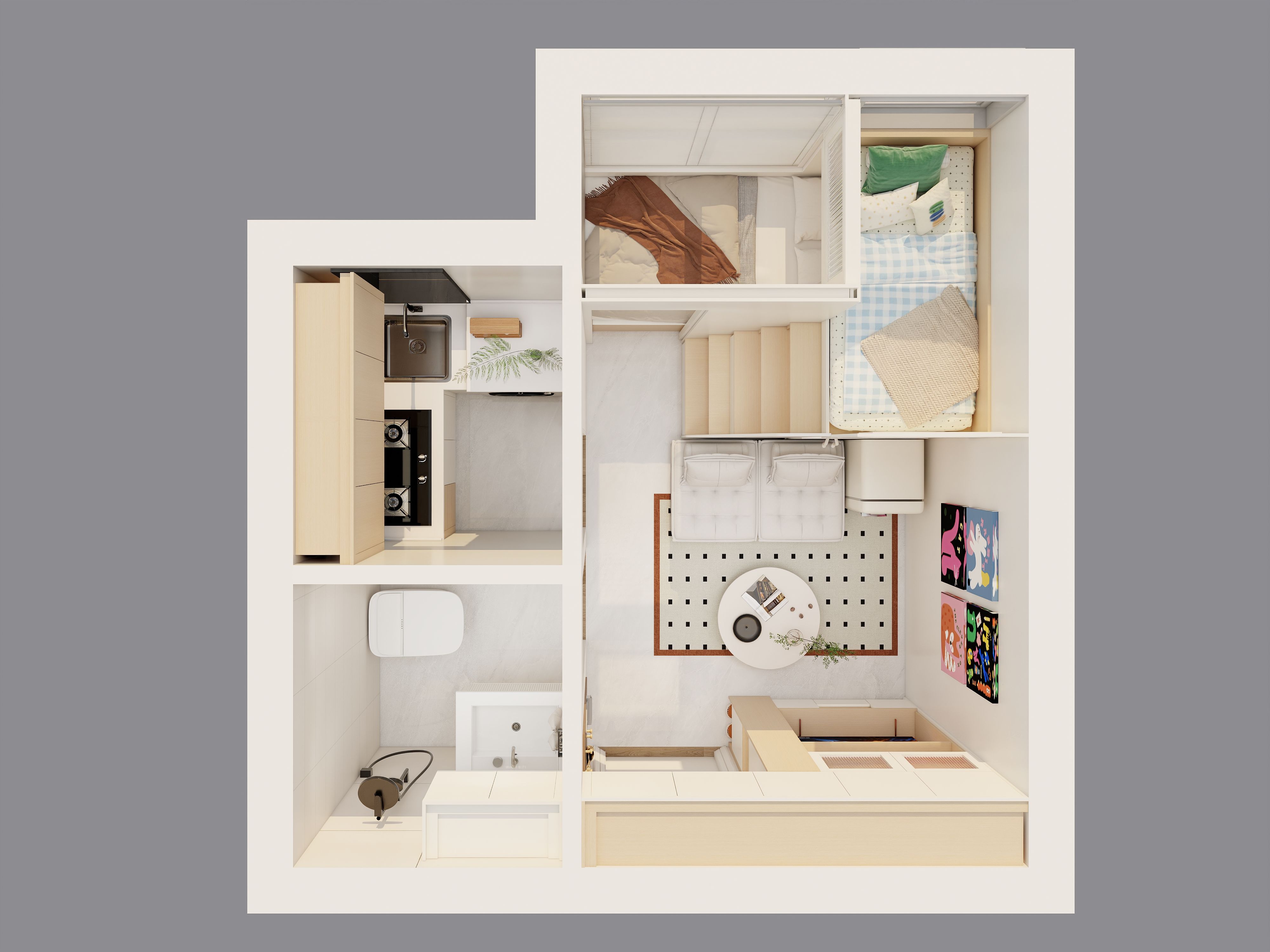 【1-2人單位】全屋定制20